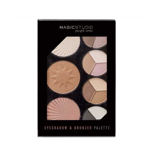 Magic Studio - Paleta de sombras de ojos y polvos bronceadores