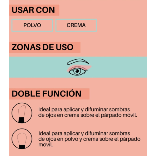 Maiko - *Duo Twist* - Pincel doble para ojos - DT6