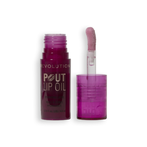 Makeup Revolution - Aceite labial Pout Lip - Bitten Berry