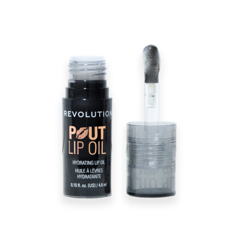 Makeup Revolution - Aceite labial Pout Lip - Midnight Black