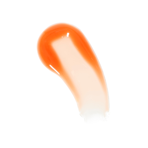 Makeup Revolution - Bálsamo labial con brillo Juicy Peptide - Peach Bellini Orange