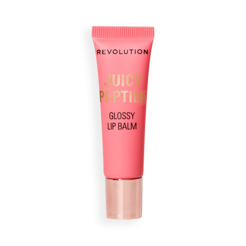Makeup Revolution - Bálsamo labial con brillo Juicy Peptide - Shimmer Mai Tai Pink