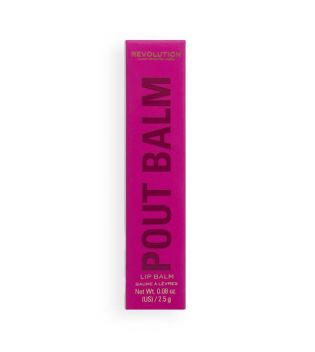 Revolution - Bálsamo labial Pout Balm - Fuchsia shine
