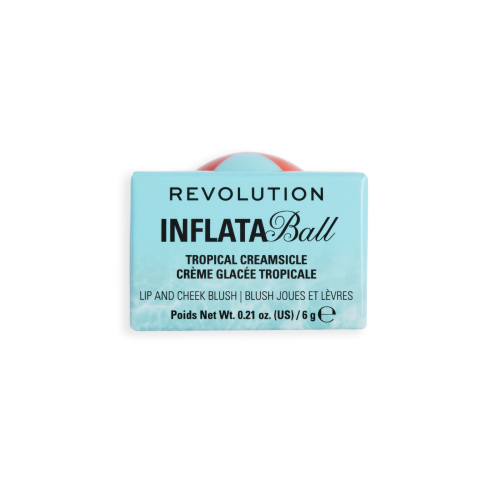Makeup Revolution - Bálsamo para labios y mejillas Inflata Ball - Tropical Creamsicle