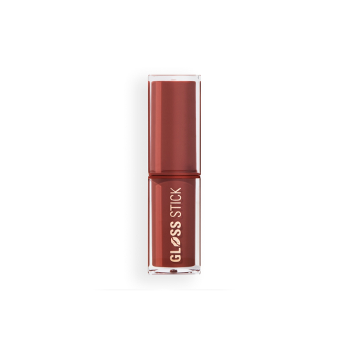 Makeup Revolution - Barra de labios Pout Lip Gloss Stick - Shimmer Toasted Caramel