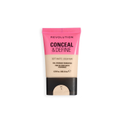Makeup Revolution - Base de maquillaje Conceal & Define Soft Matte - F1N