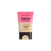Makeup Revolution - Base de maquillaje Conceal & Define Soft Matte - F2.5NC