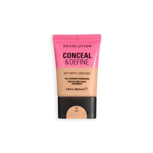 Makeup Revolution - Base de maquillaje Conceal & Define Soft Matte - F5NW