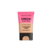 Makeup Revolution - Base de maquillaje Conceal & Define Soft Matte - F6.7NC