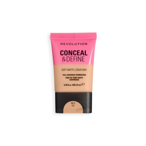 Makeup Revolution - Base de maquillaje Conceal & Define Soft Matte - F6.7NC
