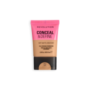 Makeup Revolution - Base de maquillaje Conceal & Define Soft Matte - F7.2NW