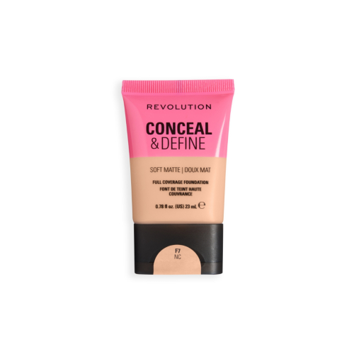 Makeup Revolution - Base de maquillaje Conceal & Define Soft Matte - F7NC