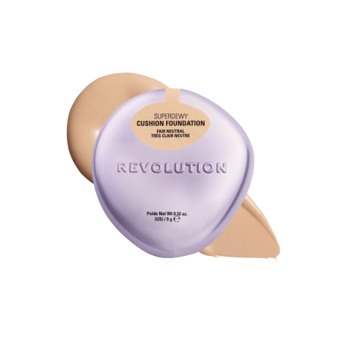 Makeup Revolution - Base de maquillaje en cushion Superdewy - Fair Neutral