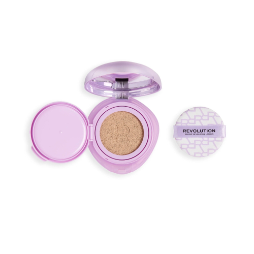Makeup Revolution - Base de maquillaje en cushion Superdewy - Fair Neutral