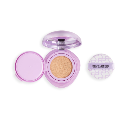 Makeup Revolution - Base de maquillaje en cushion Superdewy - Fair Neutral Warm