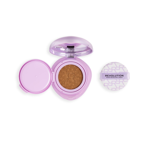 Makeup Revolution - Base de maquillaje en cushion Superdewy - Medium Tan Neutral
