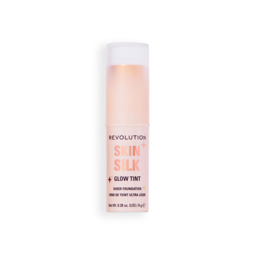 Makeup Revolution - Base de maquillaje en stick Skin Silk Glow Tint Sheer Foundation - Fair