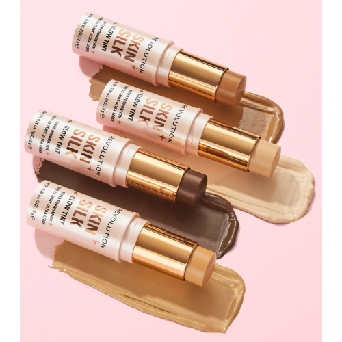 Makeup Revolution - Base de maquillaje en stick Skin Silk Glow Tint Sheer Foundation - Light Neutral