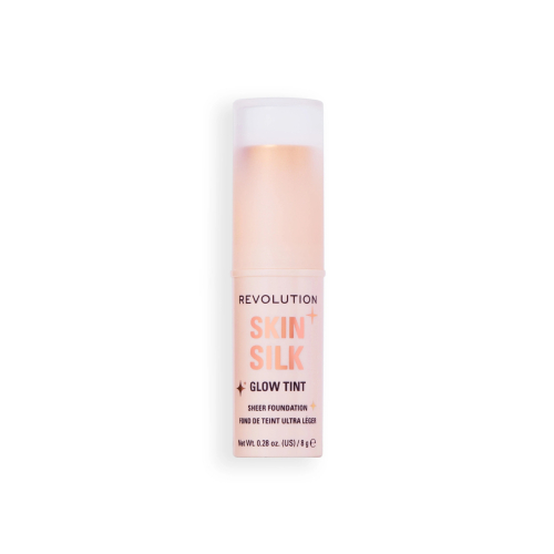 Makeup Revolution - Base de maquillaje en stick Skin Silk Glow Tint Sheer Foundation - Medium Tan Neutral