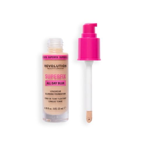 Makeup Revolution - Base de maquillaje Superfix 16H Blur - F4C