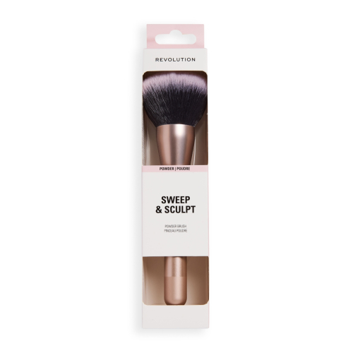 Makeup Revolution - Brocha para polvos Sweep & Sculpt - R12