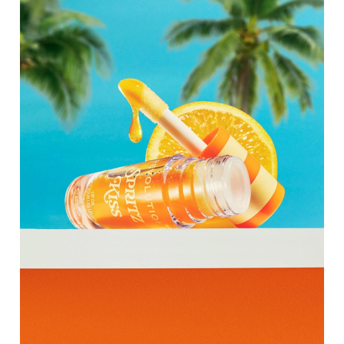 Makeup Revolution - *Club Riviera*  - Aceite labial Spritz Kiss Orange