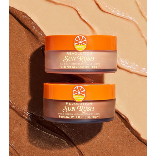 Makeup Revolution - *Club Riviera*  - Bálsamo corporal iluminador Sun Rush - Vanilla Gold