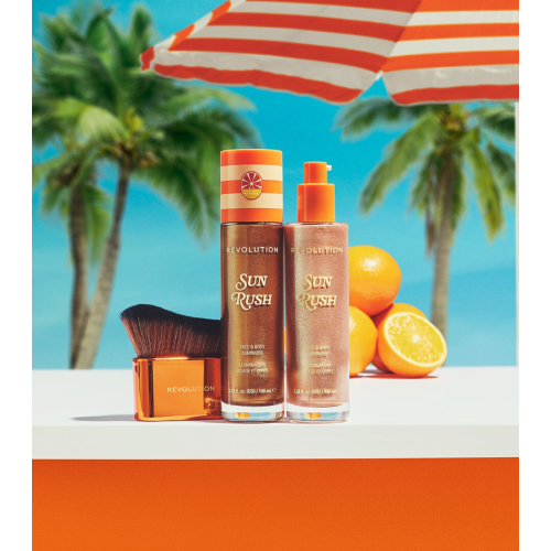 Makeup Revolution - *Club Riviera*  - Brocha para difuminar Body Beam Glow