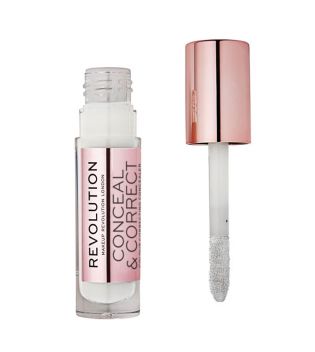 Makeup Revolution - Corrector líquido Conceal & Correct - C0: White