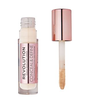 Makeup Revolution - Corrector líquido Conceal & Define - C1