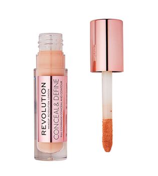 Makeup Revolution - Corrector líquido Conceal & Define - C10