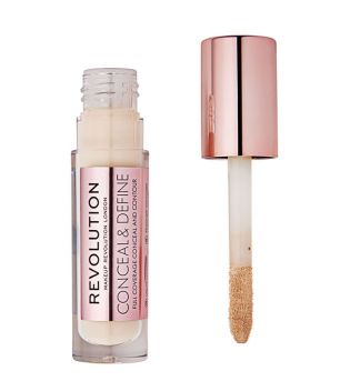 Makeup Revolution - Corrector líquido Conceal & Define - C2