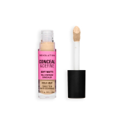 Makeup Revolution - Corrector líquido Conceal & Define Soft Matte - C0.3W