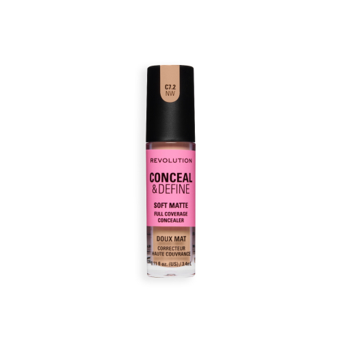 Makeup Revolution - Corrector líquido Conceal & Define Soft Matte - C7.2NW