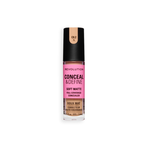 Makeup Revolution - Corrector líquido Conceal & Define Soft Matte - C8.2N