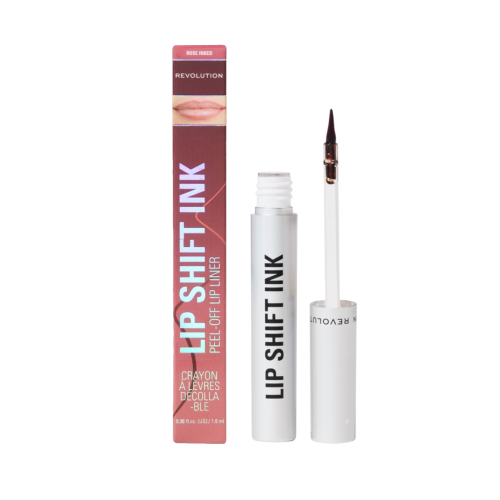 Makeup Revolution - Delineador de labios Lip Shift Ink Peel Off - Rose Inked