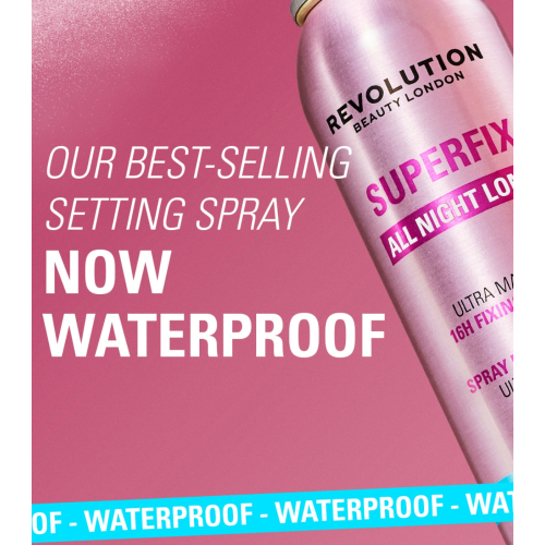 Makeup Revolution - Fijador de maquillaje en spray Superfix All Night Long Waterproof