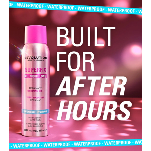 Makeup Revolution - Fijador de maquillaje en spray Superfix All Night Long Waterproof