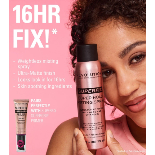 Makeup Revolution - Fijador del maquillaje en spray Superfix Super Hold Ultra Matte - 75ml