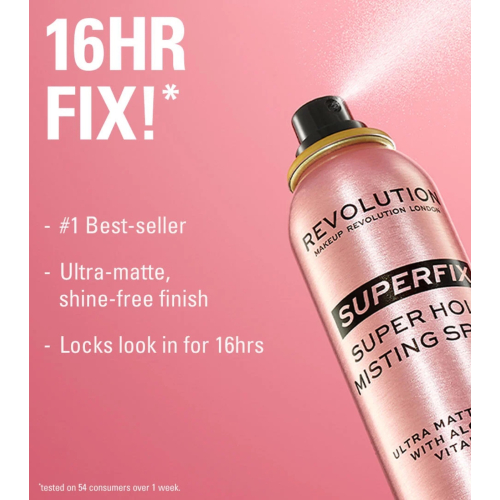 Makeup Revolution - Fijador del maquillaje en spray Superfix Super Hold Ultra Matte - 75ml
