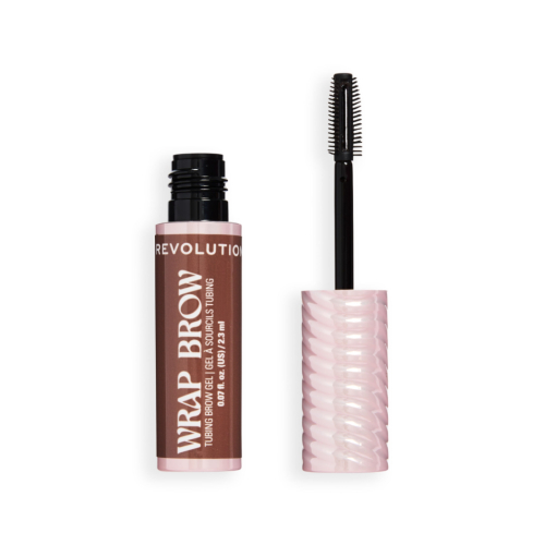 Makeup Revolution - Gel para cejas Wrap Brow - Dark Brown