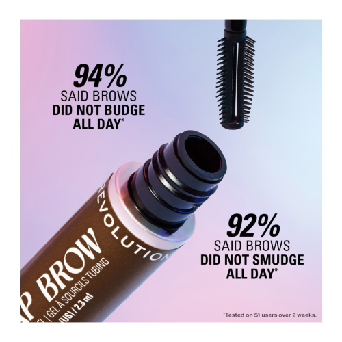 Makeup Revolution - Gel para cejas Wrap Brow - Ebony Black