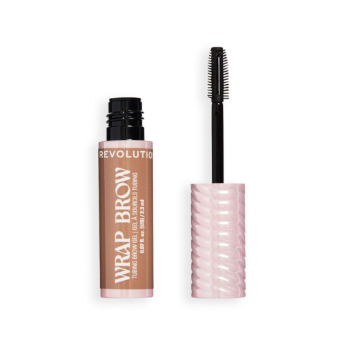 Makeup Revolution - Gel para cejas Wrap Brow - Warm Medium Brown