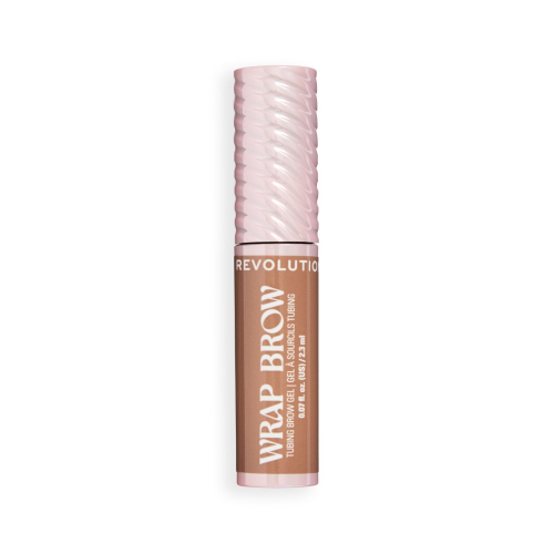 Makeup Revolution - Gel para cejas Wrap Brow - Warm Medium Brown