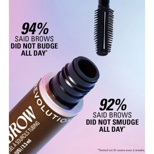 Makeup Revolution - Gel para cejas Wrap Brow - Warm Medium Brown