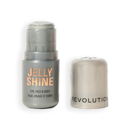 Makeup Revolution - Iluminador Jelly Shine Shadow and Highlight Stick - Silver Moonlight