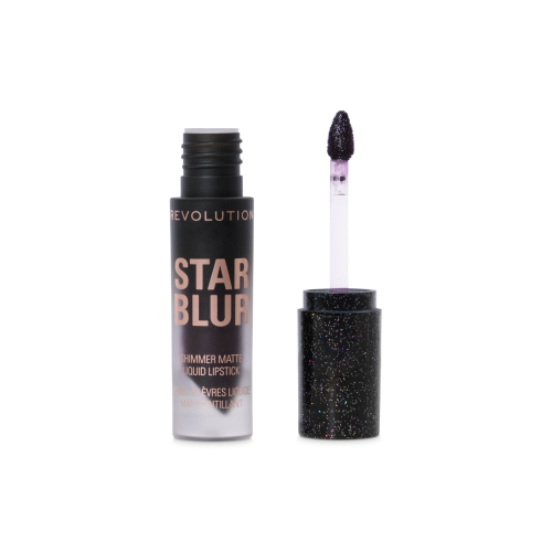 Makeup Revolution - Labial líquido mate con shimmer Star Blur - Midnight Eclipse