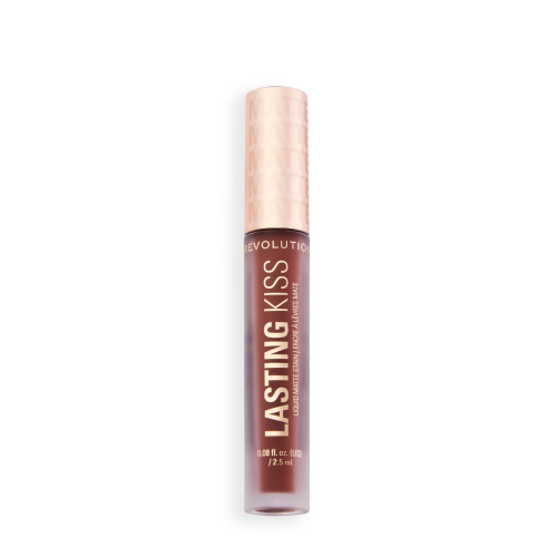 Makeup Revolution - Labial líquido mate Lasting Kiss - Cupid Red