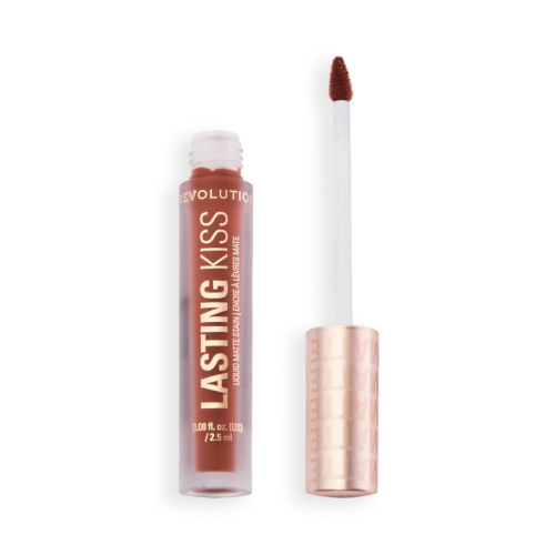 Makeup Revolution - Labial líquido mate Lasting Kiss - Suede Nude
