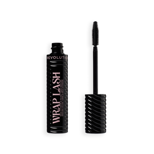 Makeup Revolution - Máscara de pestañas Wrap Lash - Ultra Black